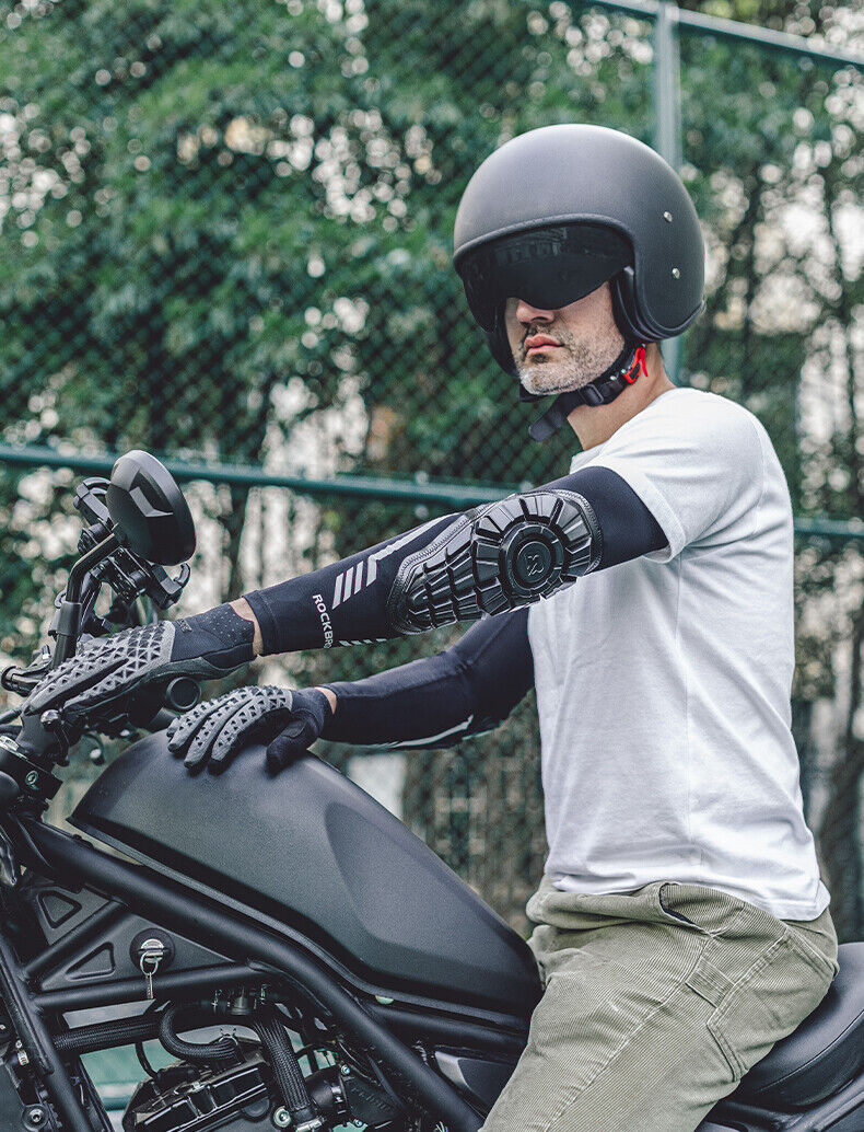 ROCKBROS Elbow Pads Brace Protector Motorcycle Downhill (31004) (Size-XL)