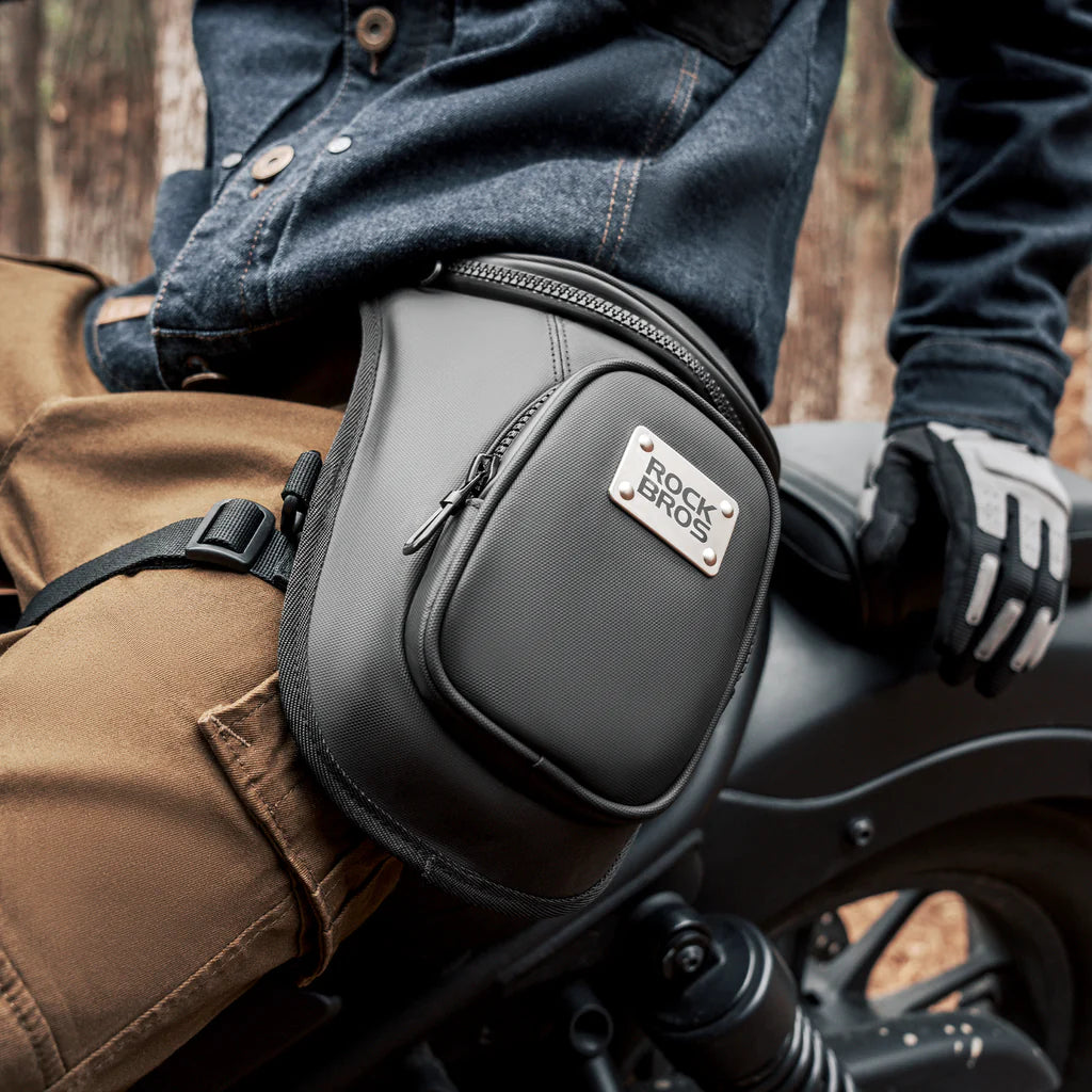 ROCKBROS Waist belt bag man women motorcycle Portable two-layer design leg bag for Motorcycle drop leg waist bag (30170011001)