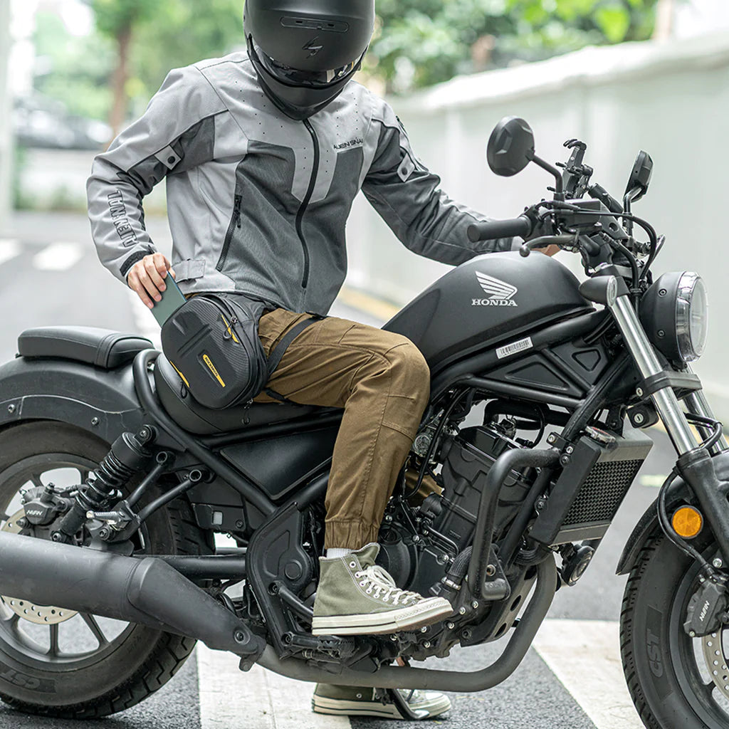 ROCKBROS Motorcycle rider leg bag hard shell Fanny pack motorcycle cross bag men's chest bag motorcycle travel equipment (30990019001)